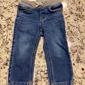 Toddler Cat & Jack 18 mo drawstring straight jeans